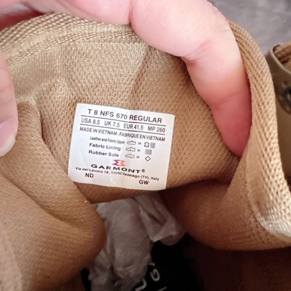 Men's combat Tan Tactical Boots - Picture 7 of 11